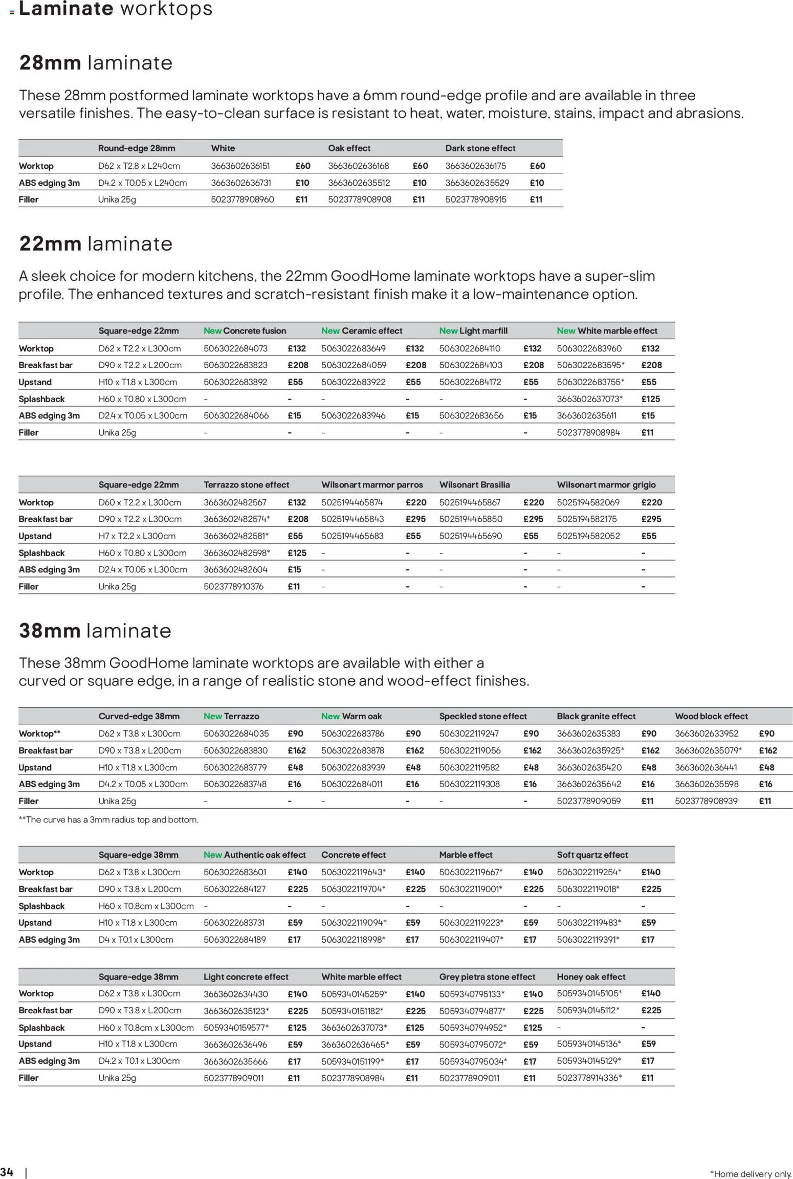 {H1} | Page: 34 | Products: Worktop, Honey