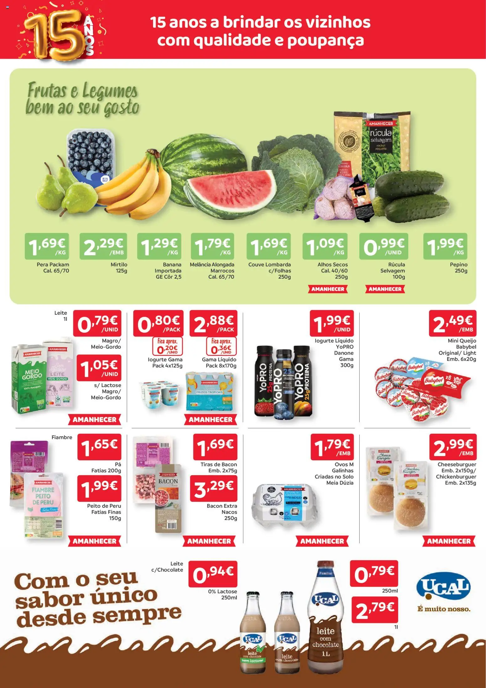 Amanhecer folheto │ válido de 09.04.2026 | Página: 2 | Produtos: Banana, Alhos, Pá, Proteina