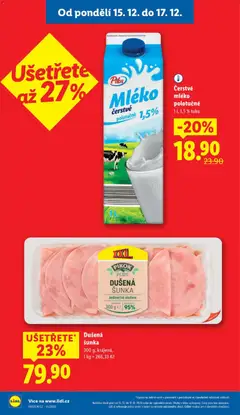 Náhled letáku Mléko, čerstvé polotučné 1l, 1,5 % tuku od 15.12.2025 | Strana: 4