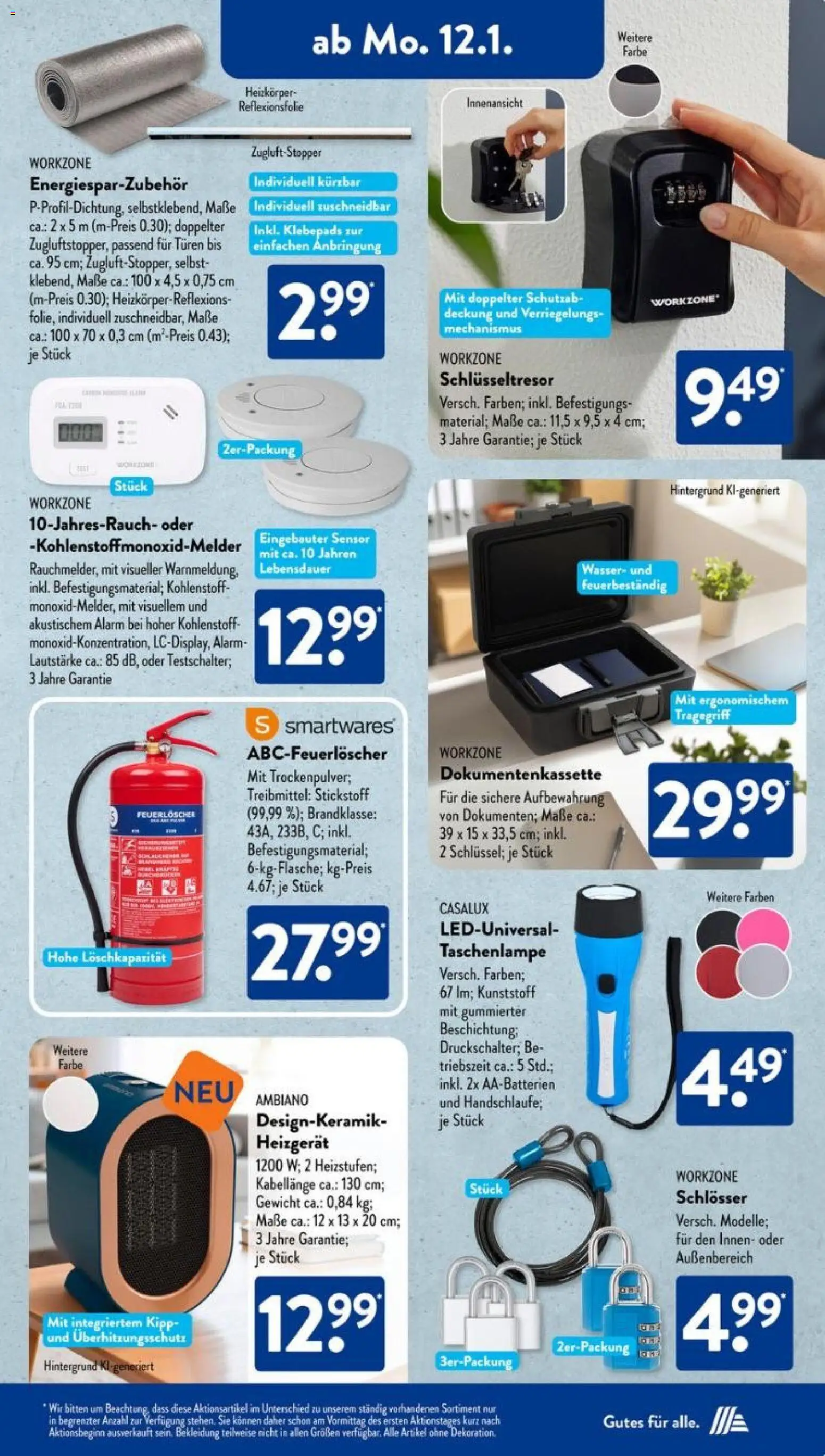 Aldi Süd Prospekt 	 – gültig ab 12.01.2026 | Seite: 5 | Produkte: Gewicht, Heizkörper, Wasser, Bekleidung