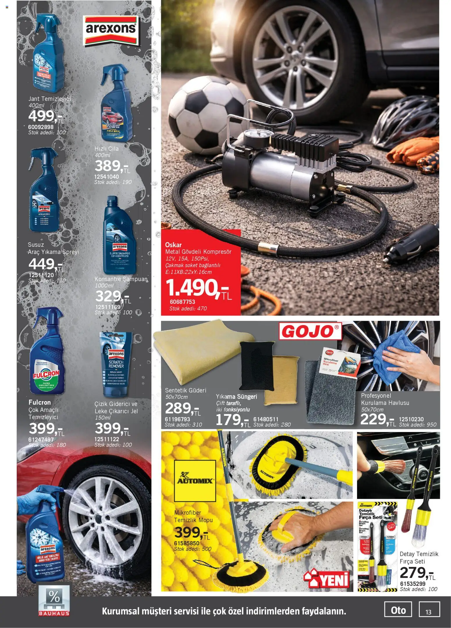 Bauhaus Katalog - 28.03.2026 tarihinden itibaren geçerlidir | Sayfa: 13 | Ürünler: Şampuan, Fırça, Leke çıkarıcı