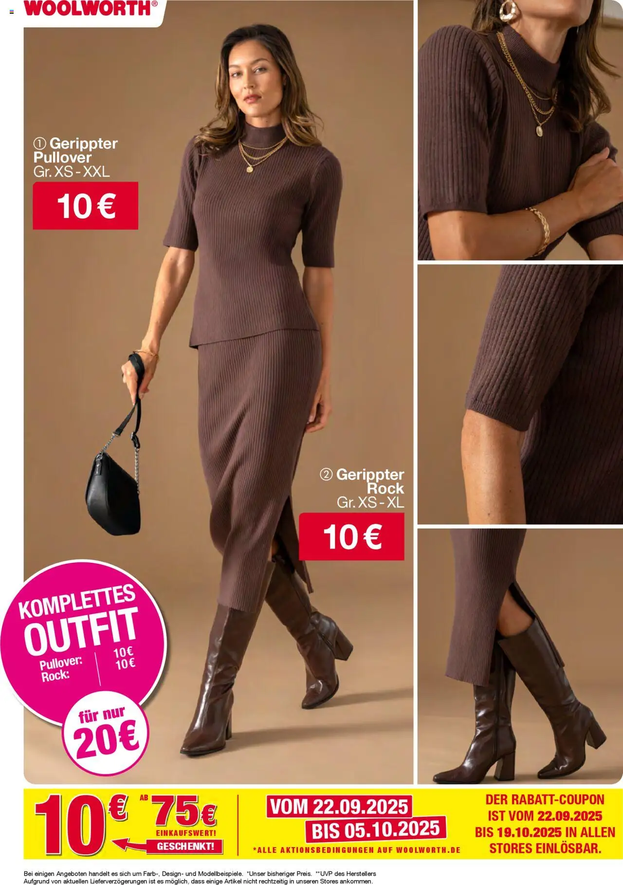 Woolworth Prospekt 	 – gültig ab 26.09.2025 | Seite: 5 | Produkte: Rock, Pullover