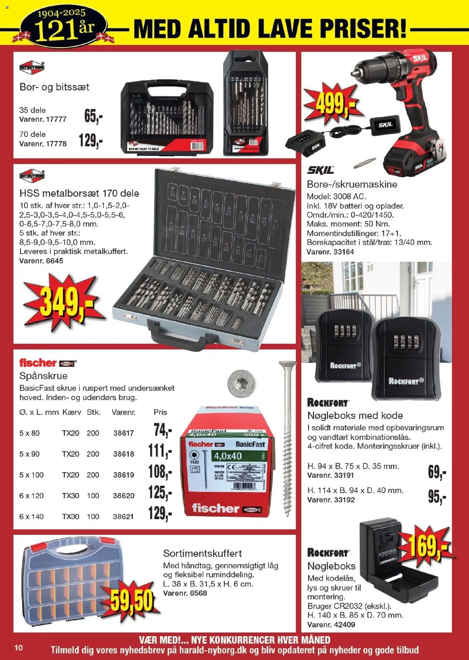 Harald Nyborg tilbudsavis – gyldig fra 13.11.2025 | Side: 10 | Produkter: Skrue, Batteri