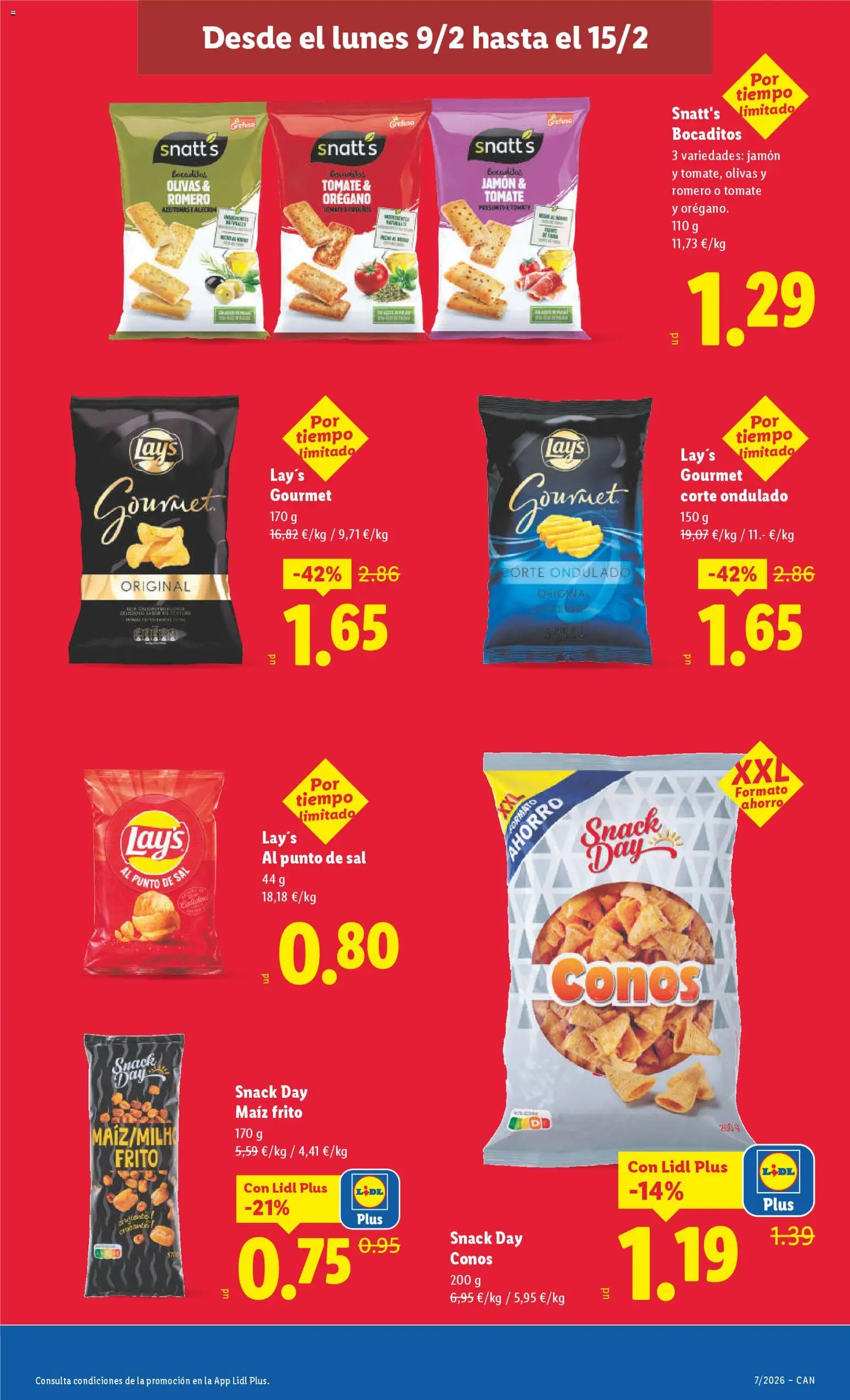 Lidl - Canarias │ válido desde el 09.02.2026 | Página: 19 | Productos: Jamón