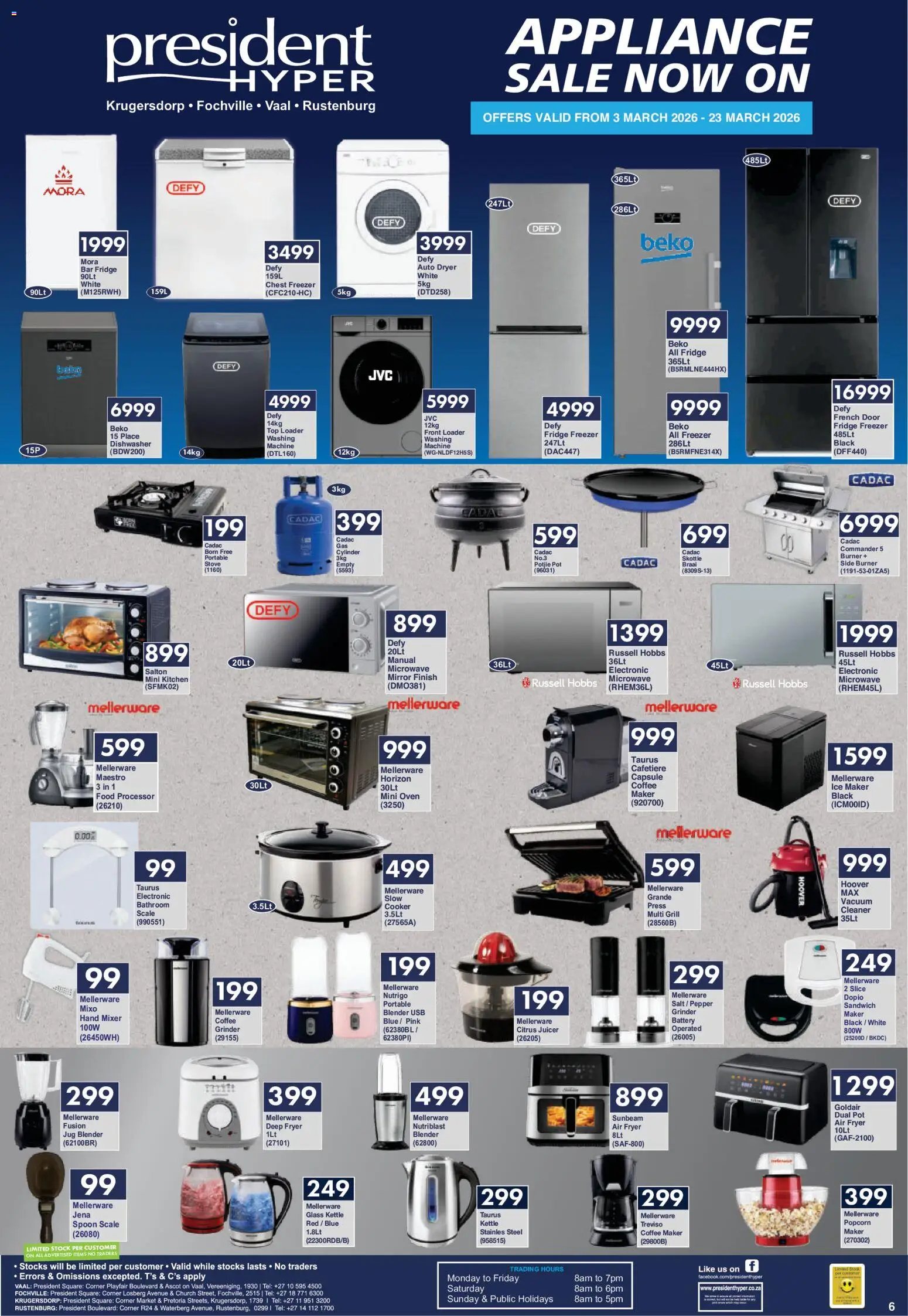 New President Hyper catalogue – valid from 03.03.2026 | Page: 9 | Products: USB, Freezer, Dishwasher, Grinder