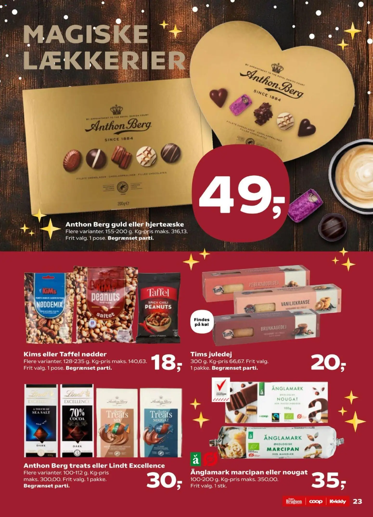 Super Brugsen tilbudsavis – gyldig fra 12.12.2025 | Side: 27 | Produkter: Vaniljekranse, Nødder, Peanuts, Mandler