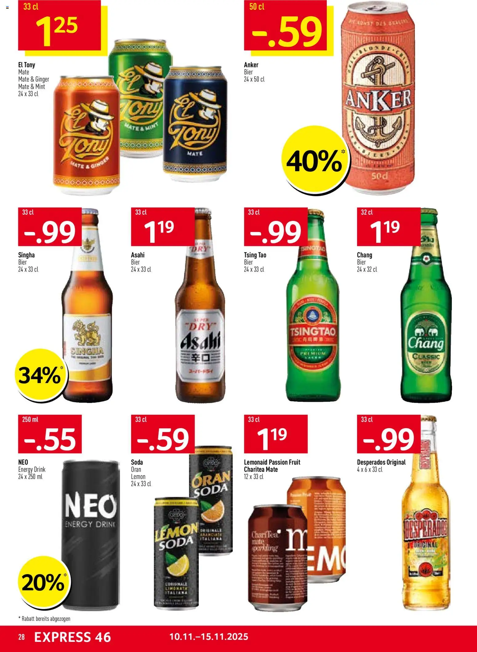 Prodega Aktionen – gültig ab 10.11.2025 | Seite: 28 | Produkte: Bier