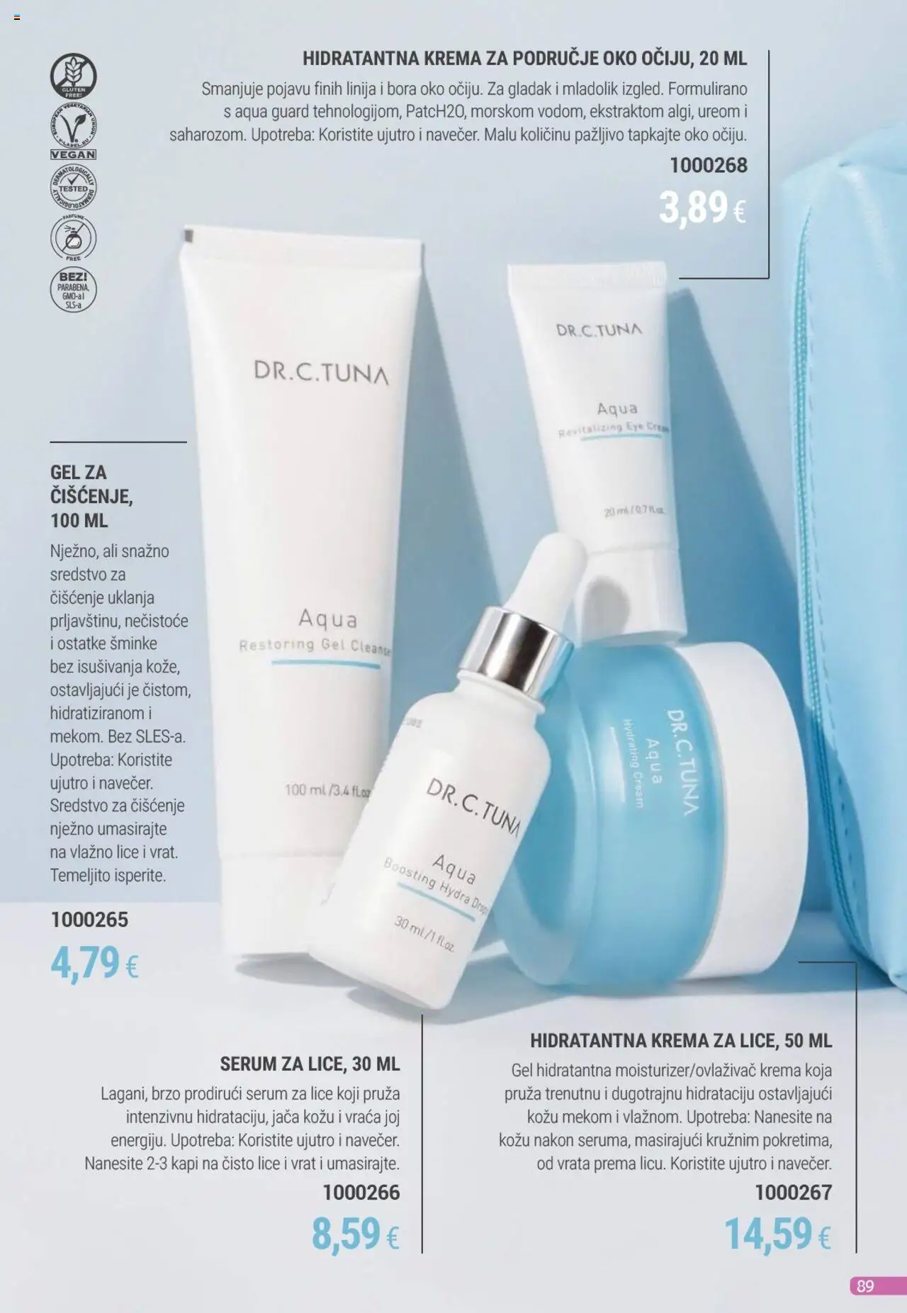Farmasi katalog | vrijedi od 01.08.2025 | Stranica: 89 | Proizvodi: Serum za lice, Krema, Vrata