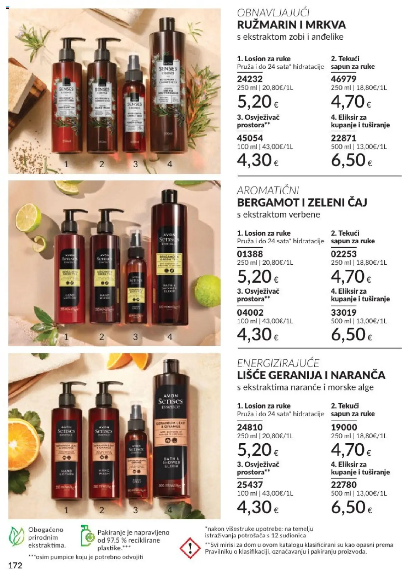 Avon katalog | vrijedi od 01.08.2025 | Stranica: 172 | Proizvodi: Sapun, Naranče, Čaj, Ružmarin