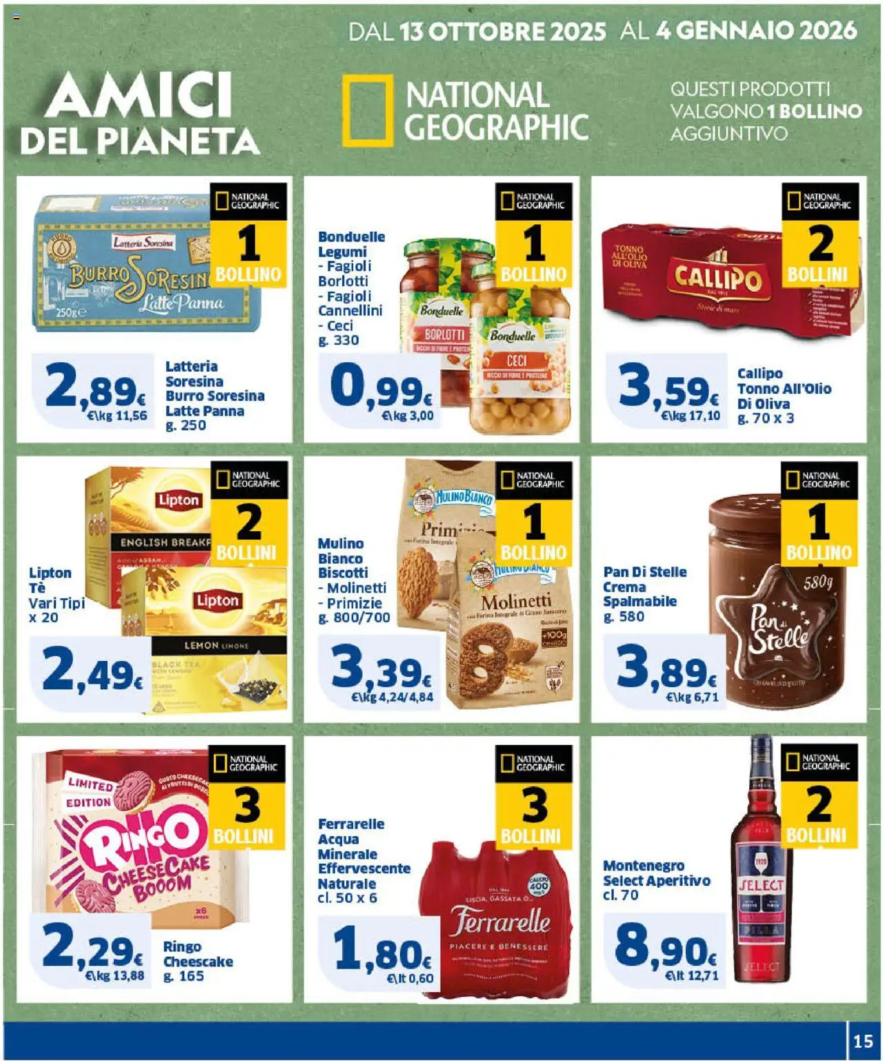Volantino SIGMA del 17.10.2025 | Pagina: 15 | Prodotti: Panna, Cannellini, Acqua, Aperitivo