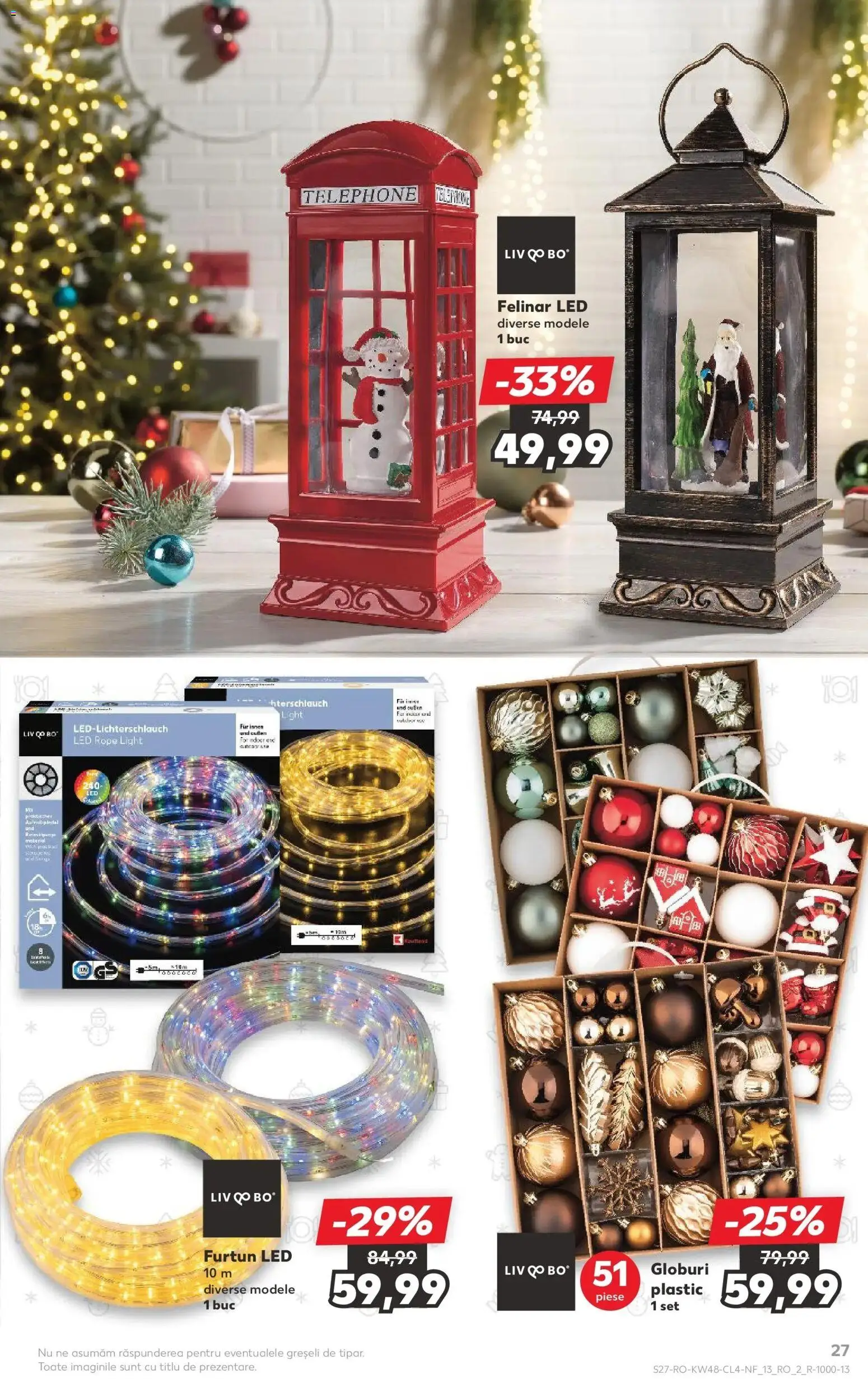 Noul catalog Kaufland – valabil de la 26.11.2025 | Pagină: 27 | Produse: Babak, Felinar