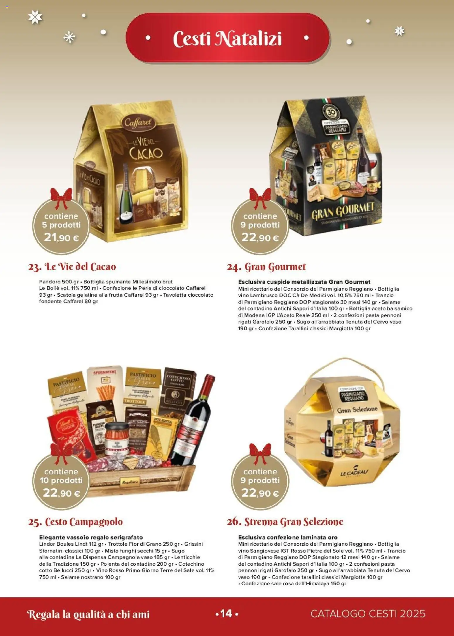 Volantino Oasi del 26.11.2025 | Pagina: 14 | Prodotti: Pandoro, Grissini, Scatola, Cotechino