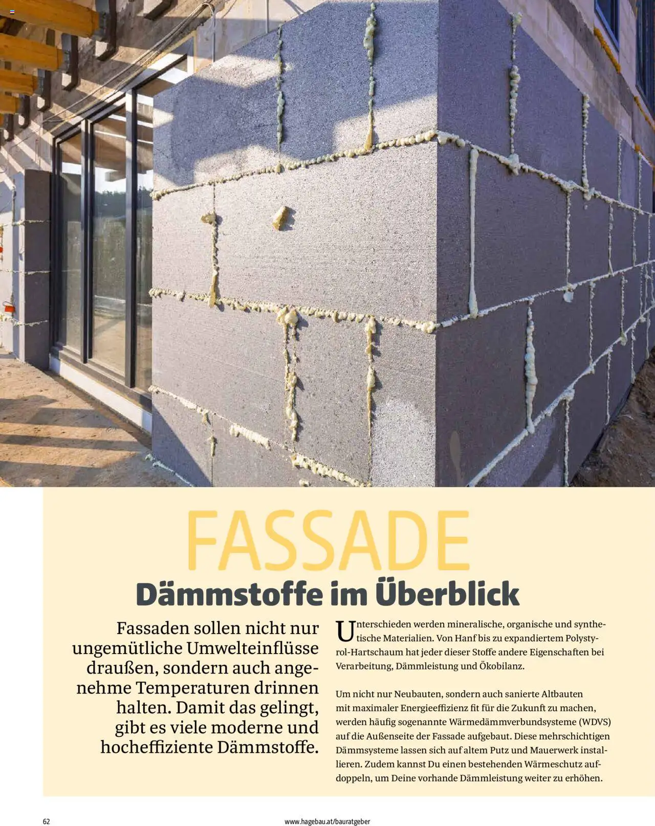 Hagebau Katalog Baurategeber gültig ab 07.04.2025 | Seite: 62