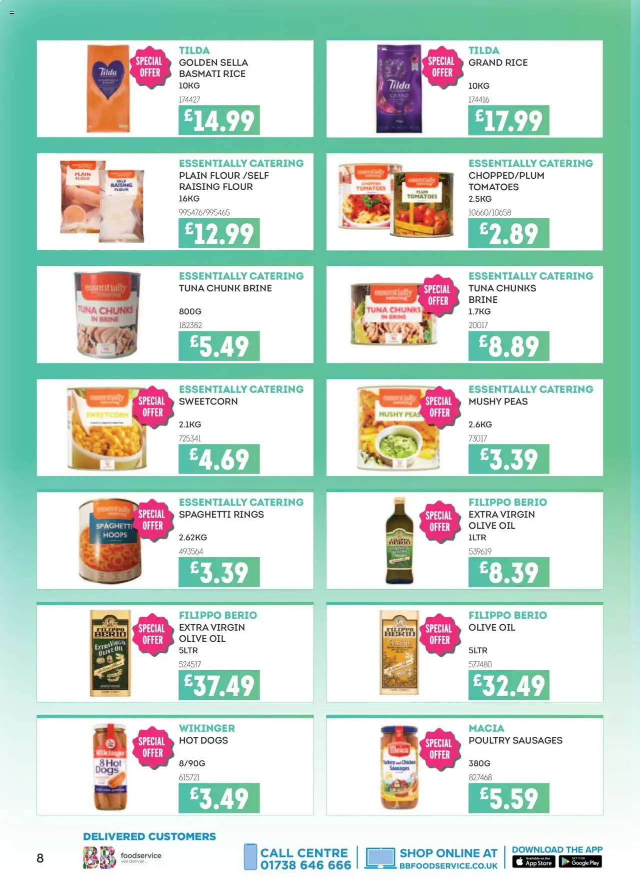  | Page: 8 | Products: Oil, Rice, Füstölt oldalas, Sausages