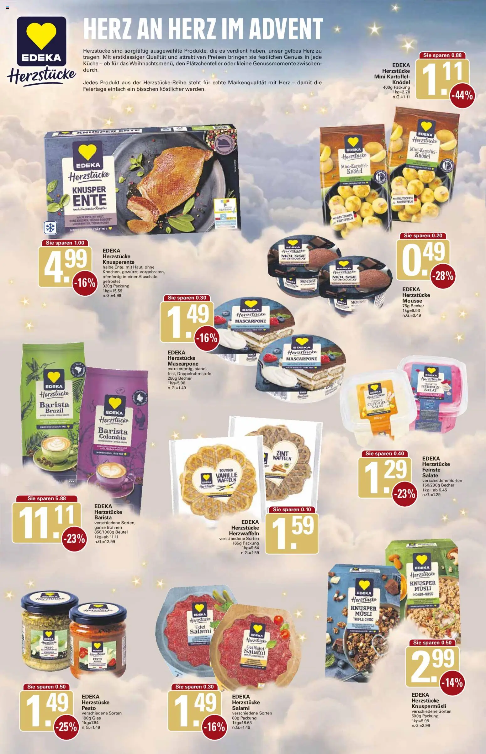 WEZ Prospekt – gültig ab 01.12.2025 | Seite: 9 | Produkte: Musli, Mascarpone, Kartoffeln, Salami