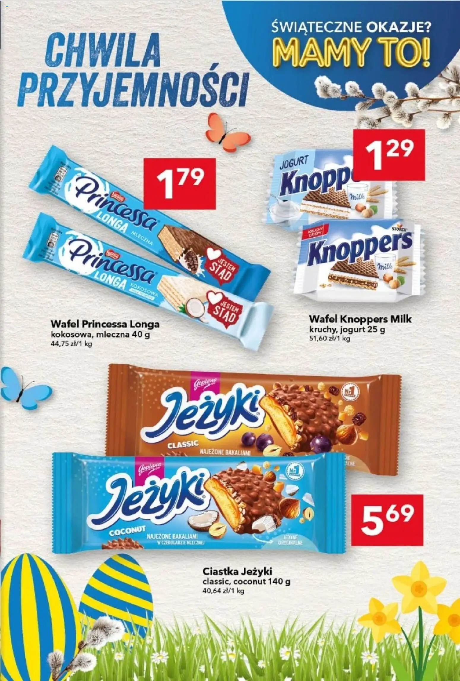 Lewiatan gazetka od 26.03.2026 | Strona: 21 | Produkty: Knoppers, Jogurt, Ciastka