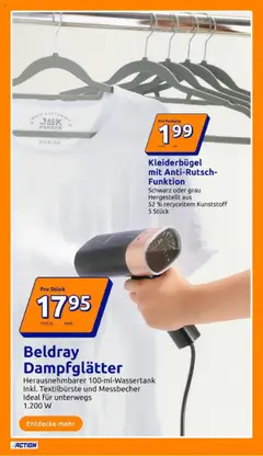Action Flugblatt gültig ab 16.07.2025 | Seite: 10 | Produkte: Kleiderbügel
