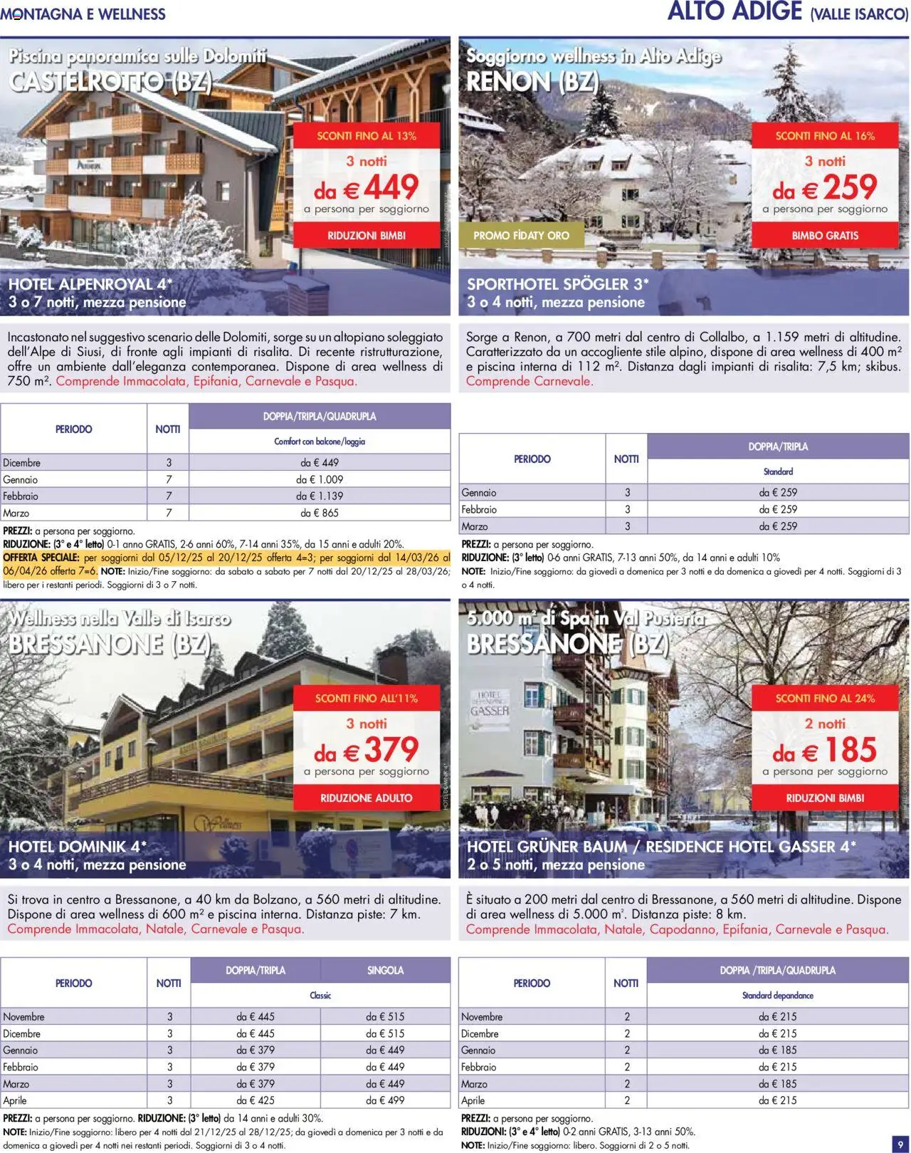 Volantino Esselunga S del 01.10.2025 | Pagina: 9 | Prodotti: Piscina, Letto