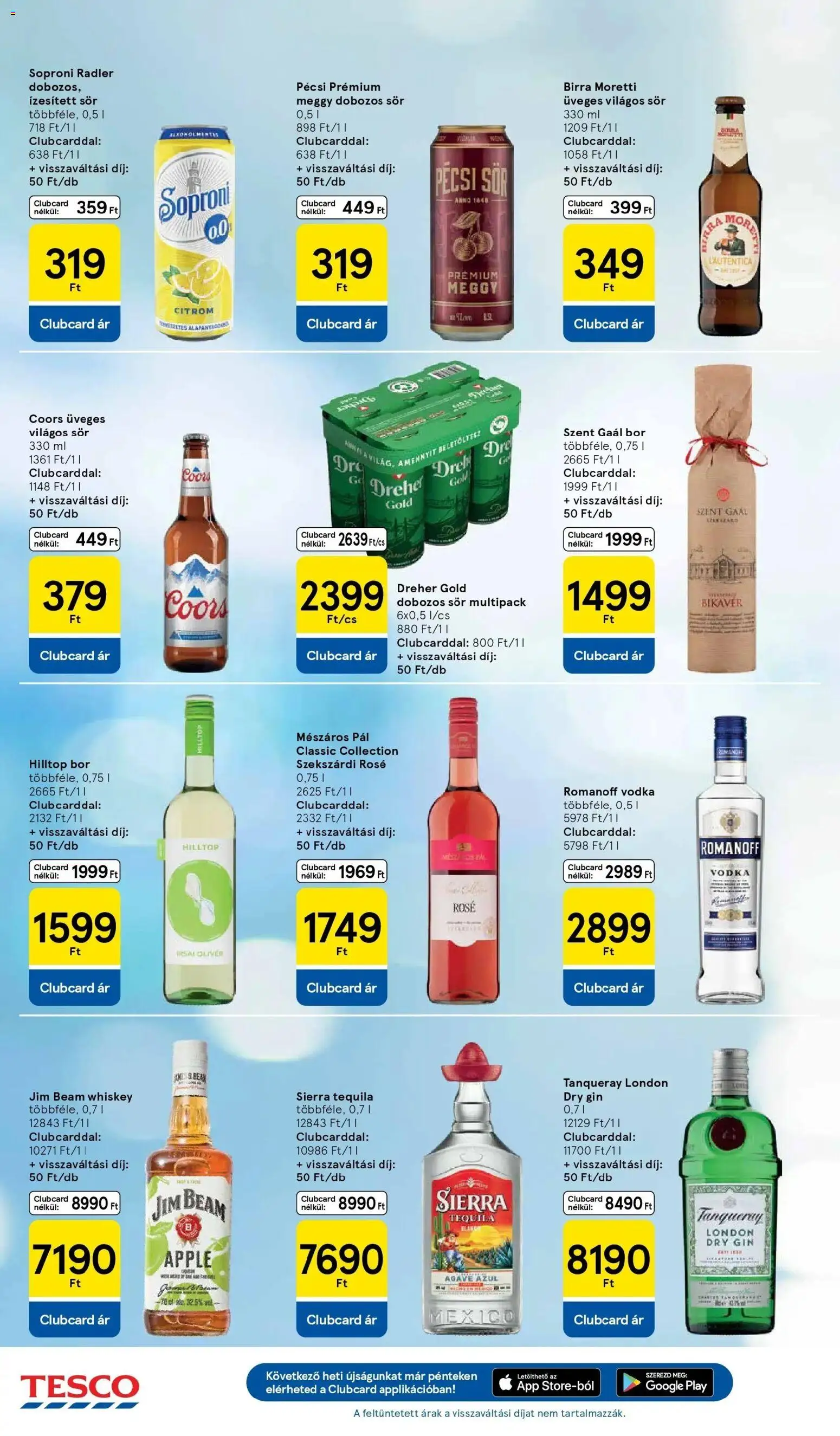 Tesco akciós ujság - amely érvényes a következő dátumtól: 26.02.2026 | Oldal: 20 | Termékek: Kiseli krastavci, Tequila, Gin, Citrom