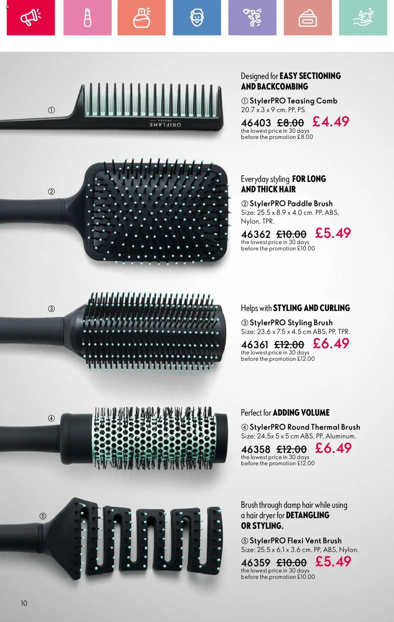  | Page: 10 | Products: Brush, Dryer, Hair dryer
