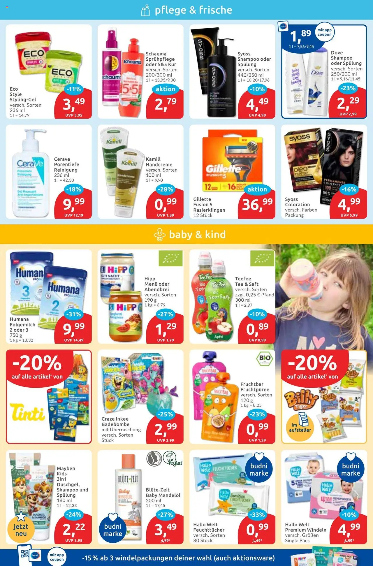 Budni Prospekt 	 – gültig ab 06.10.2025 | Seite: 3 | Produkte: Äpfel, Handcreme, Duschgel, Tee