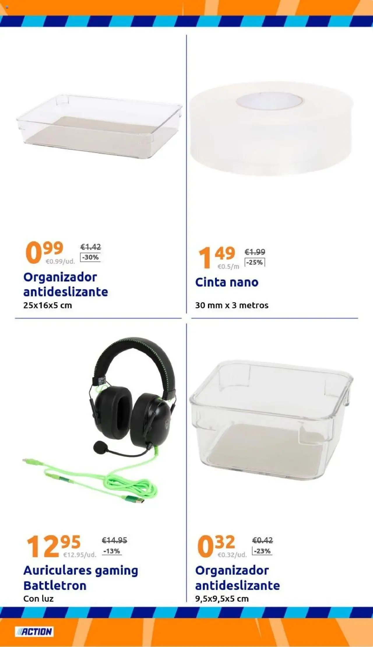 Action - Action ES week 39 2025 │ válido desde el 24.09.2025 | Página: 33 | Productos: Organizador, Auriculares