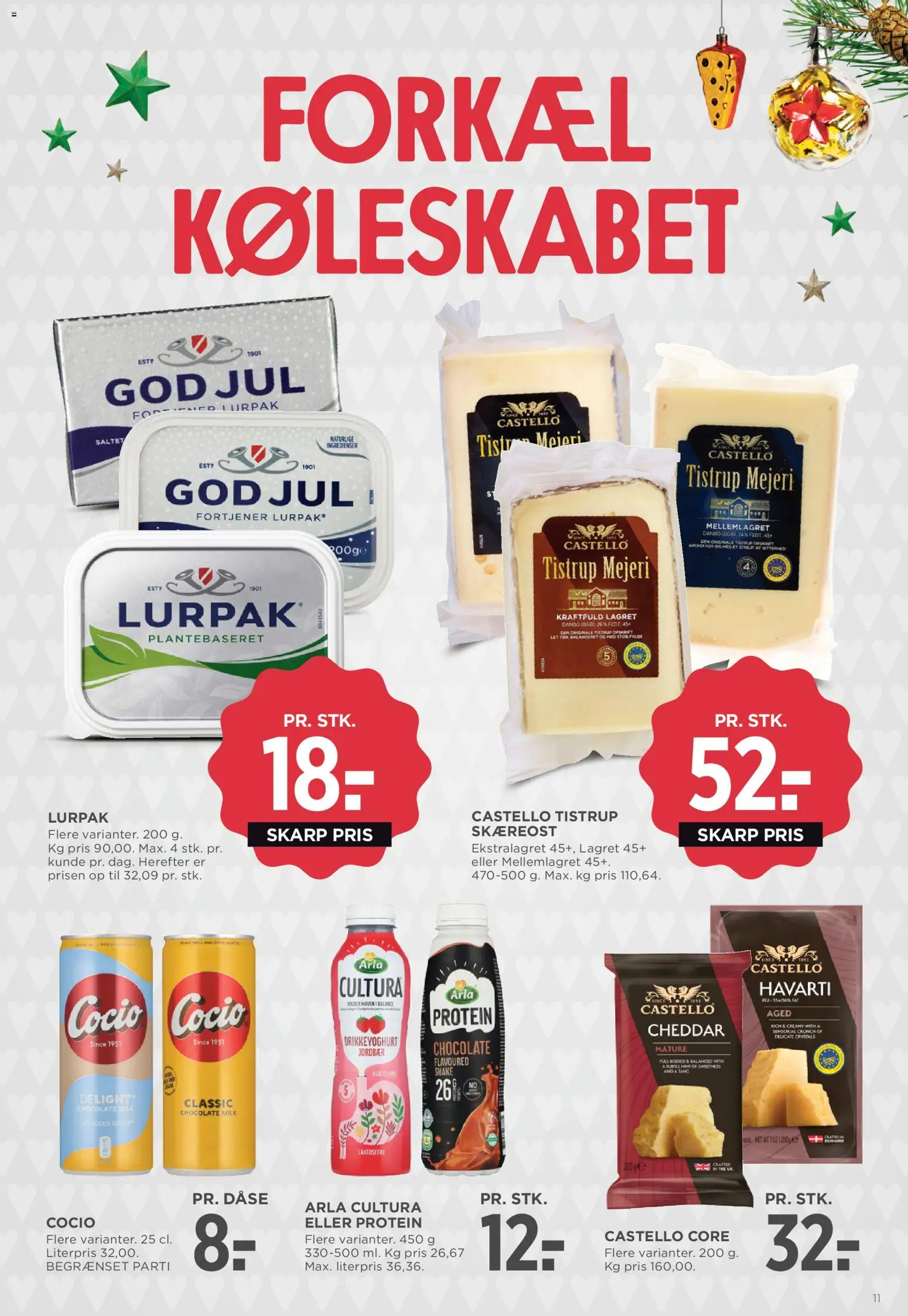 Meny tilbudsavis – gyldig fra 07.11.2025 | Side: 18 | Produkter: Cheddar, Jordbær, Drikkeyoghurt