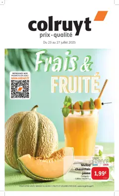 Colruyt - Prévisualisation de Colruyt - Frais & FRUITÉ valide à partir de 23.07.2025