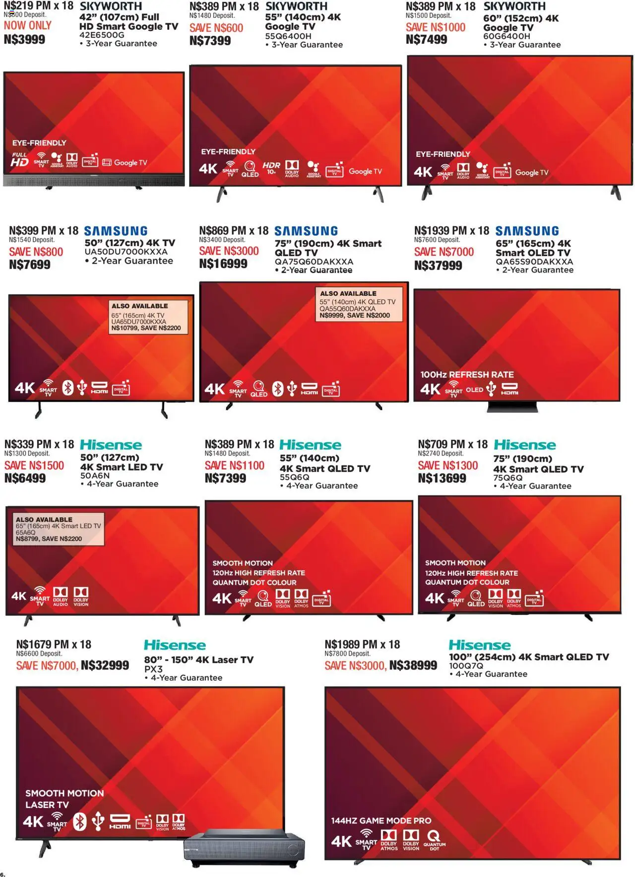 New House and Home catalogue – valid from 22.09.2025 | Page: 6 | Products: Audio, TV