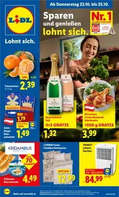 Lidl Flugblatt ab 23.10.2025 gültig