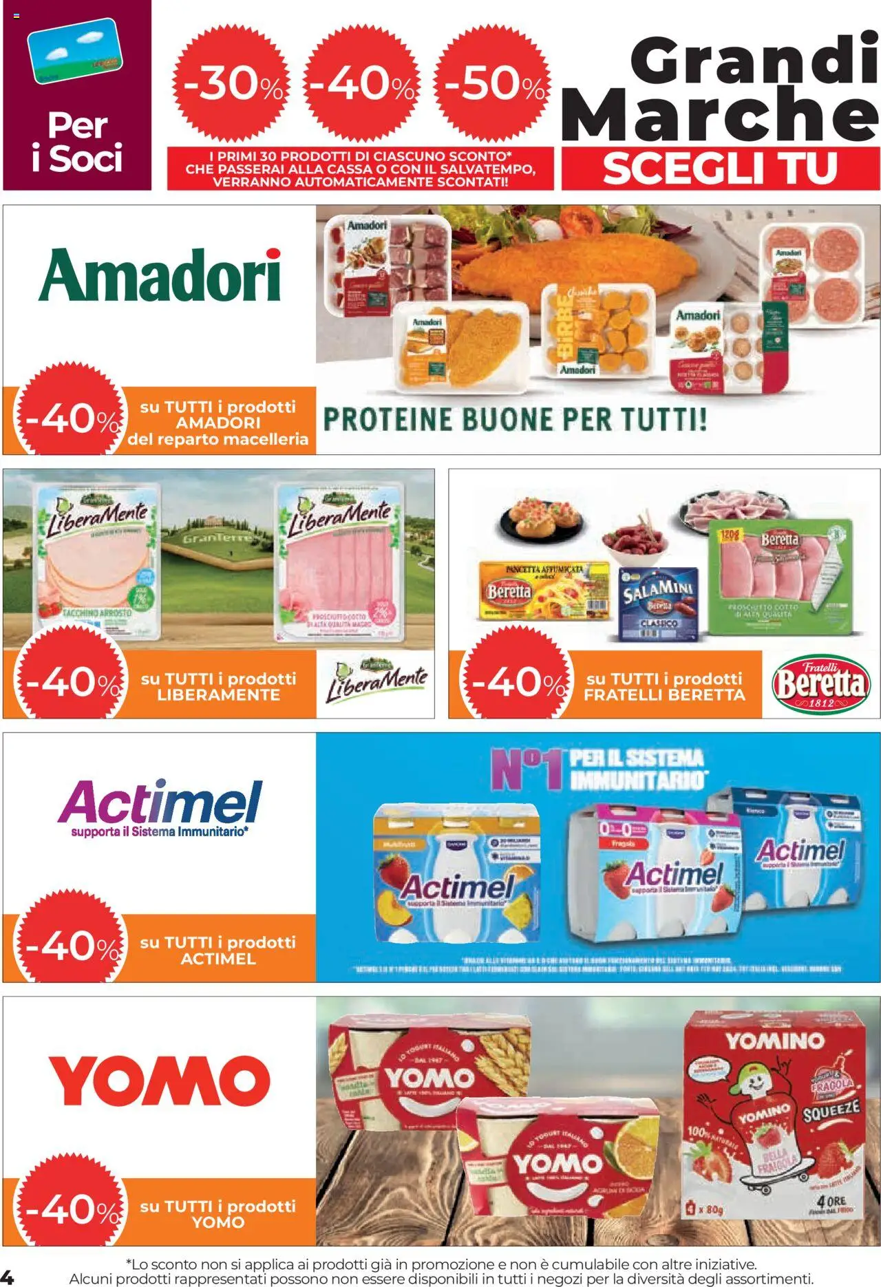 Volantino COOP del 19.06.2025 | Pagina: 4 | Prodotti: Arrosto, Yogurt, Pancetta, Tacchino