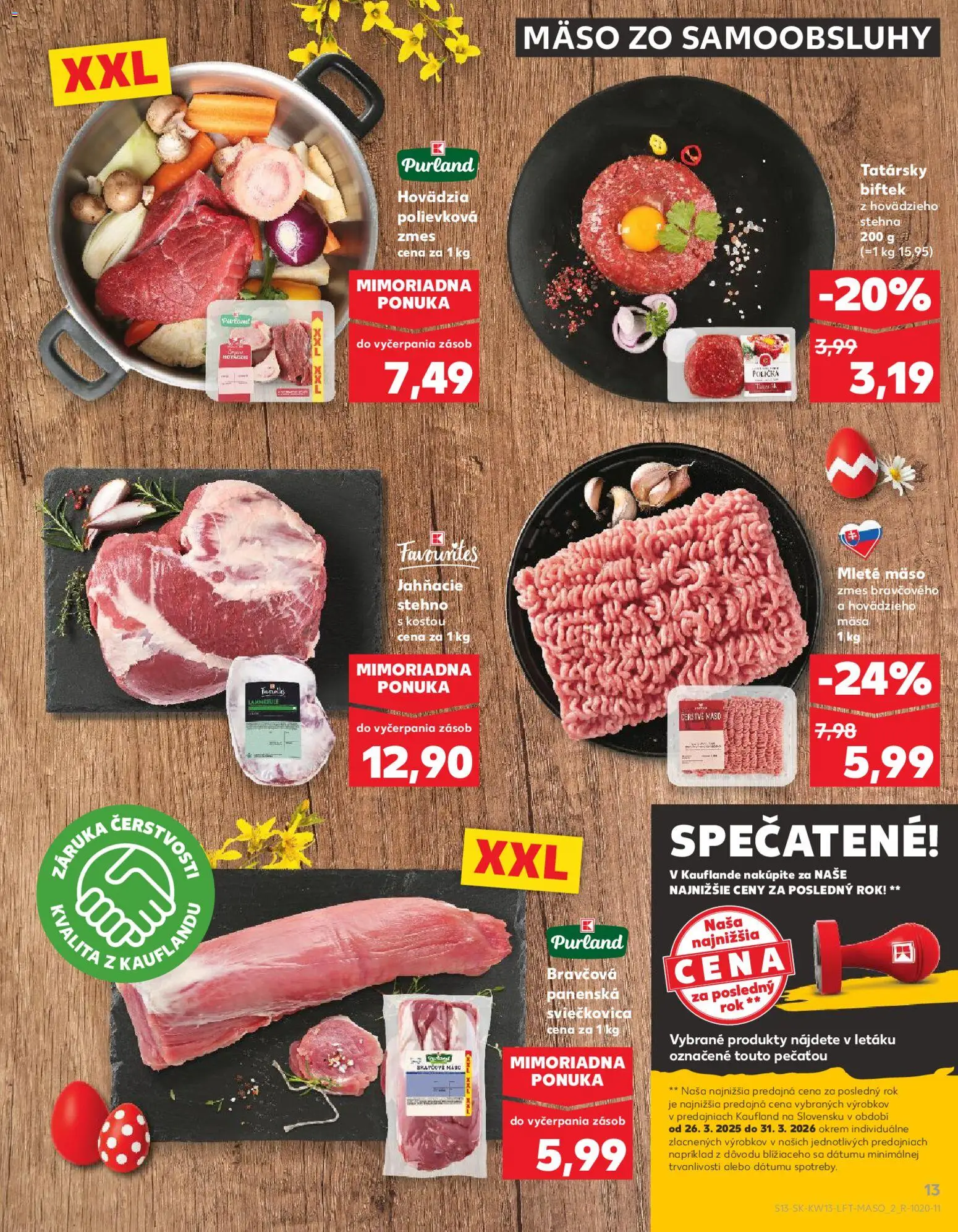 Leták KAUFLAND od štvrtka ( 26.03.2026 online ) --> prelistovať teraz | Slovenská republika