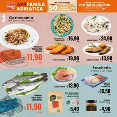 Volantino Famila del 17.07.2025 | Pagina: 4 | Prodotti: Salmone, Pesce, Verdure, Ragú