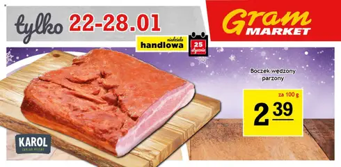 Pogląd oferty "Gram Market Gazetka - Billboard" - ważna od 22.01.2026