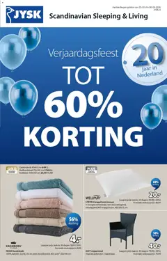 JYSK - Folder - Voorbeeld van een folder van JYSK, geldig van 23.03.2026