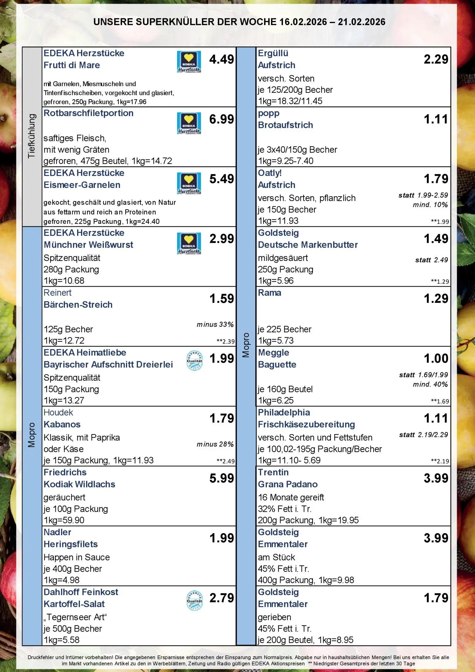 Simmel - Bayern – gültig ab 16.02.2026 | Seite: 6 | Produkte: Philadelphia, Weißwurst, Oatly, Radio