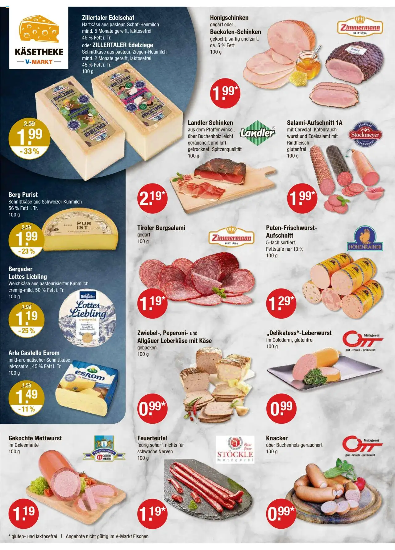 V-Markt - Hallertau/Oberpfalz - gültig ab dem 14.08.2025 | Seite: 6 | Produkte: Wurst, Schinken, Rindfleisch, Leberkase
