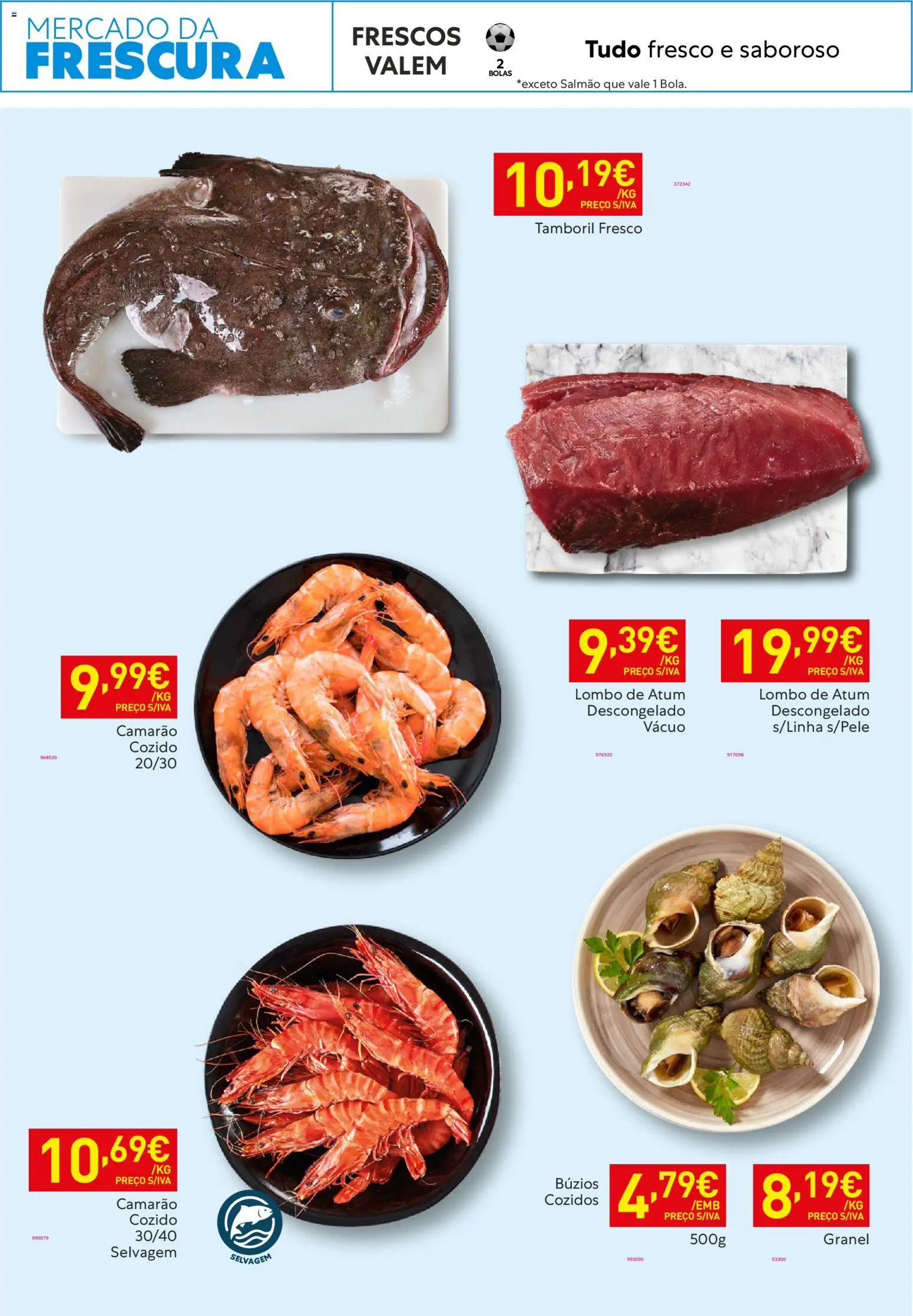 Recheio Horeca │ válido de 03.03.2026 | Página: 7 | Produtos: Atum, Camarão, Salmão, Lombo