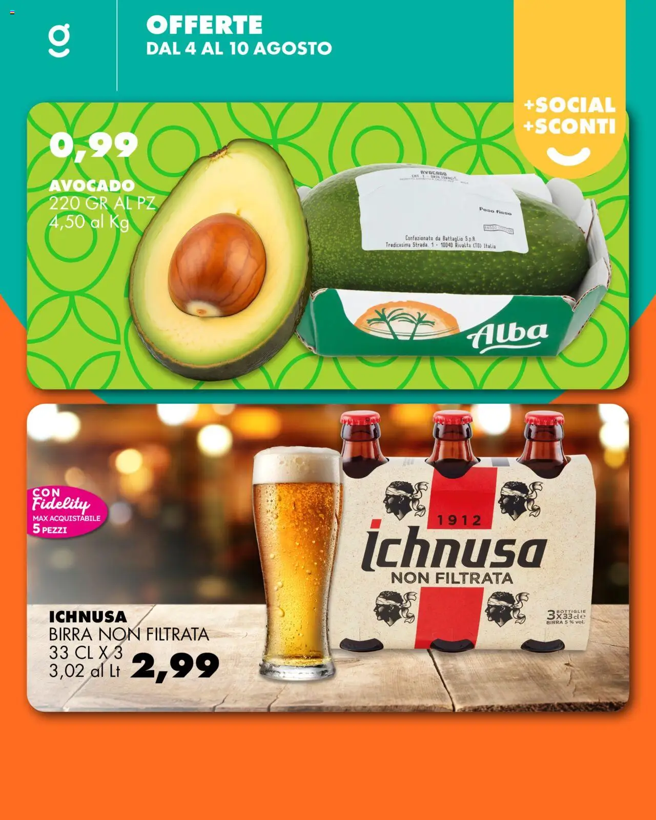 Volantino GECOP del 04.08.2025 | Pagina: 6 | Prodotti: Birra, Avocado