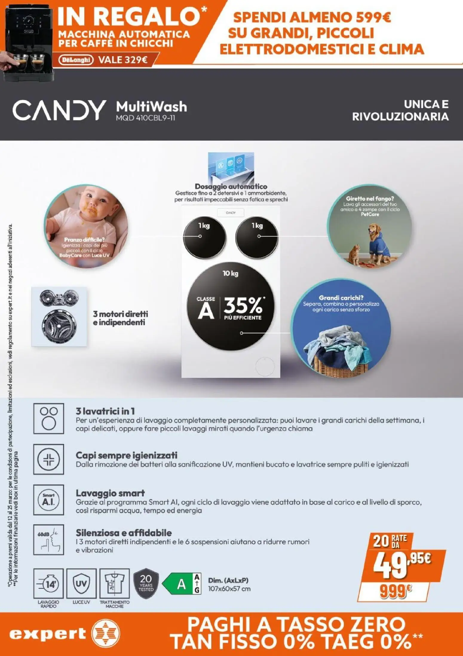Volantino Expert del 12.03.2026 | Pagina: 5 | Prodotti: Caffè, Lavatrice