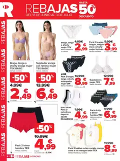 Carrefour Rebajas │ válido desde el 13.06.2025 | Página: 6 | Productos: Bragas
