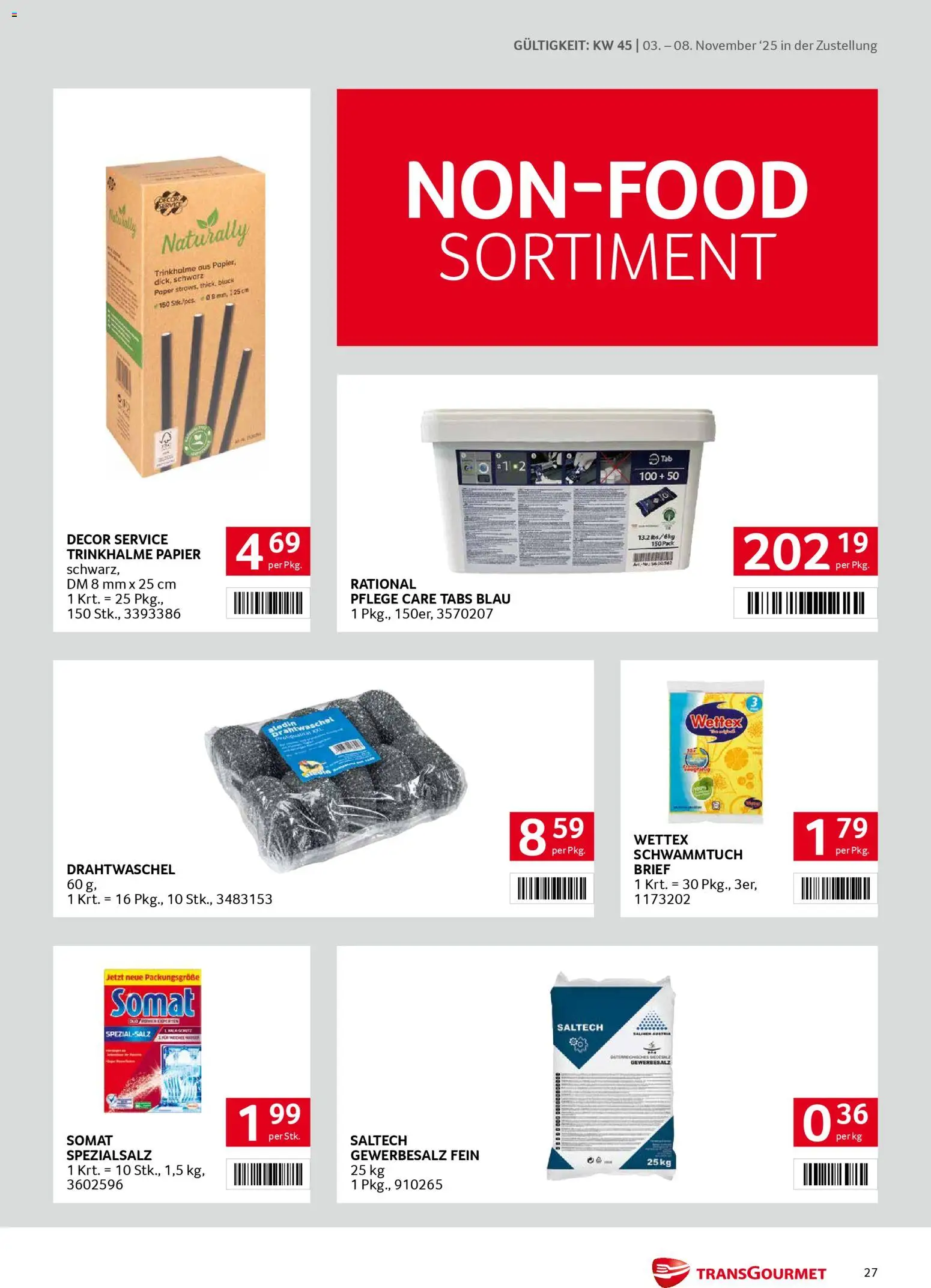 Transgourmet Zustellaktion gültig ab 03.11.2025 | Seite: 27