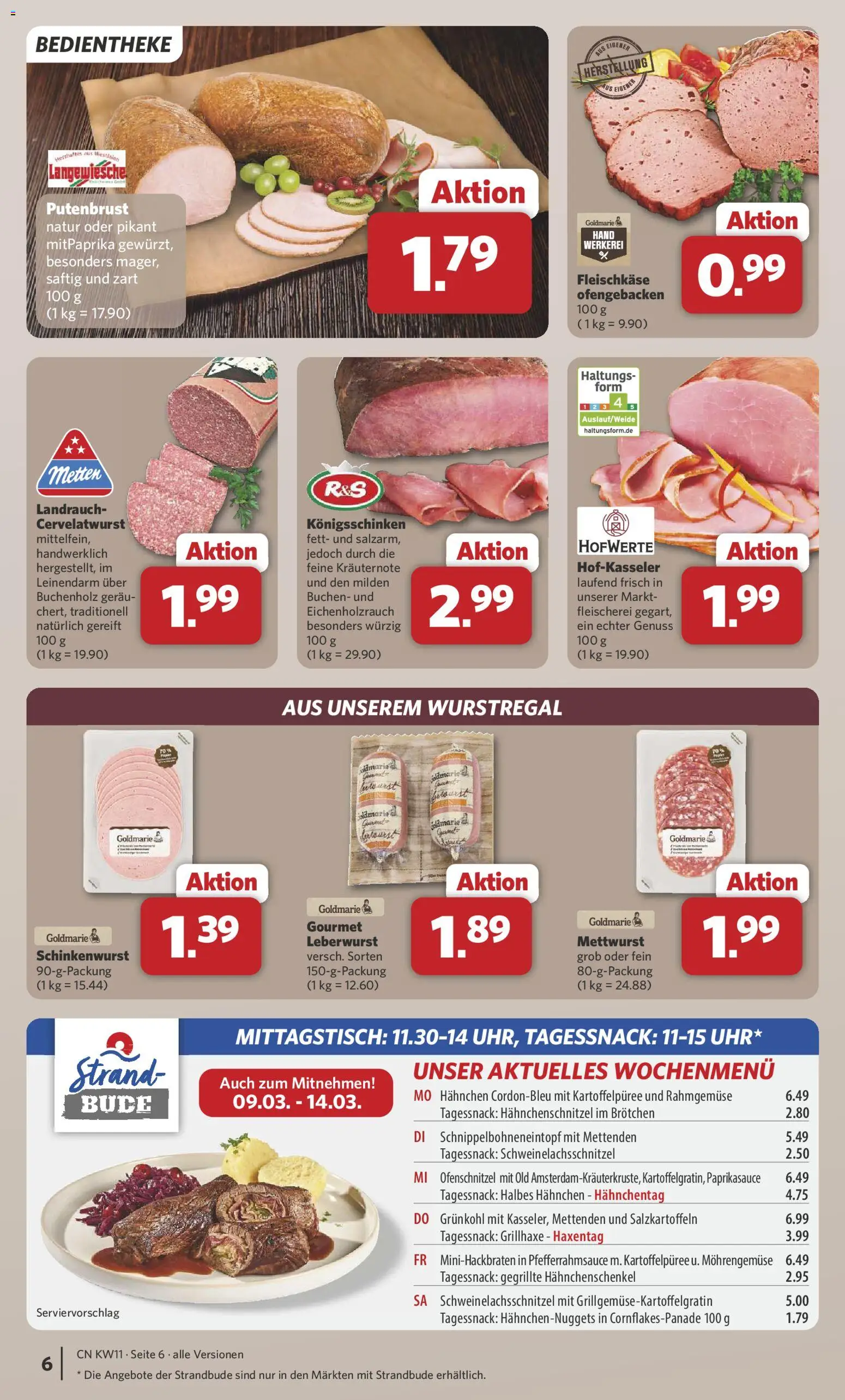 Combi Prospekt 	 – gültig ab 09.03.2026 | Seite: 6 | Produkte: Hahnchen, Hahnchenschenkel