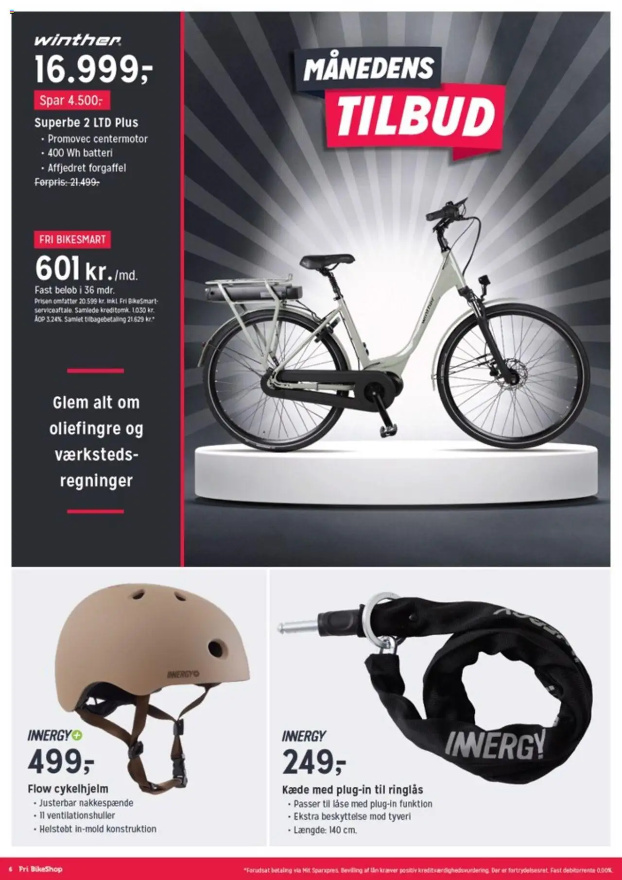 Fri BikeShop tilbudsavis – gyldig fra 11.09.2025 | Side: 6 | Produkter: Batteri