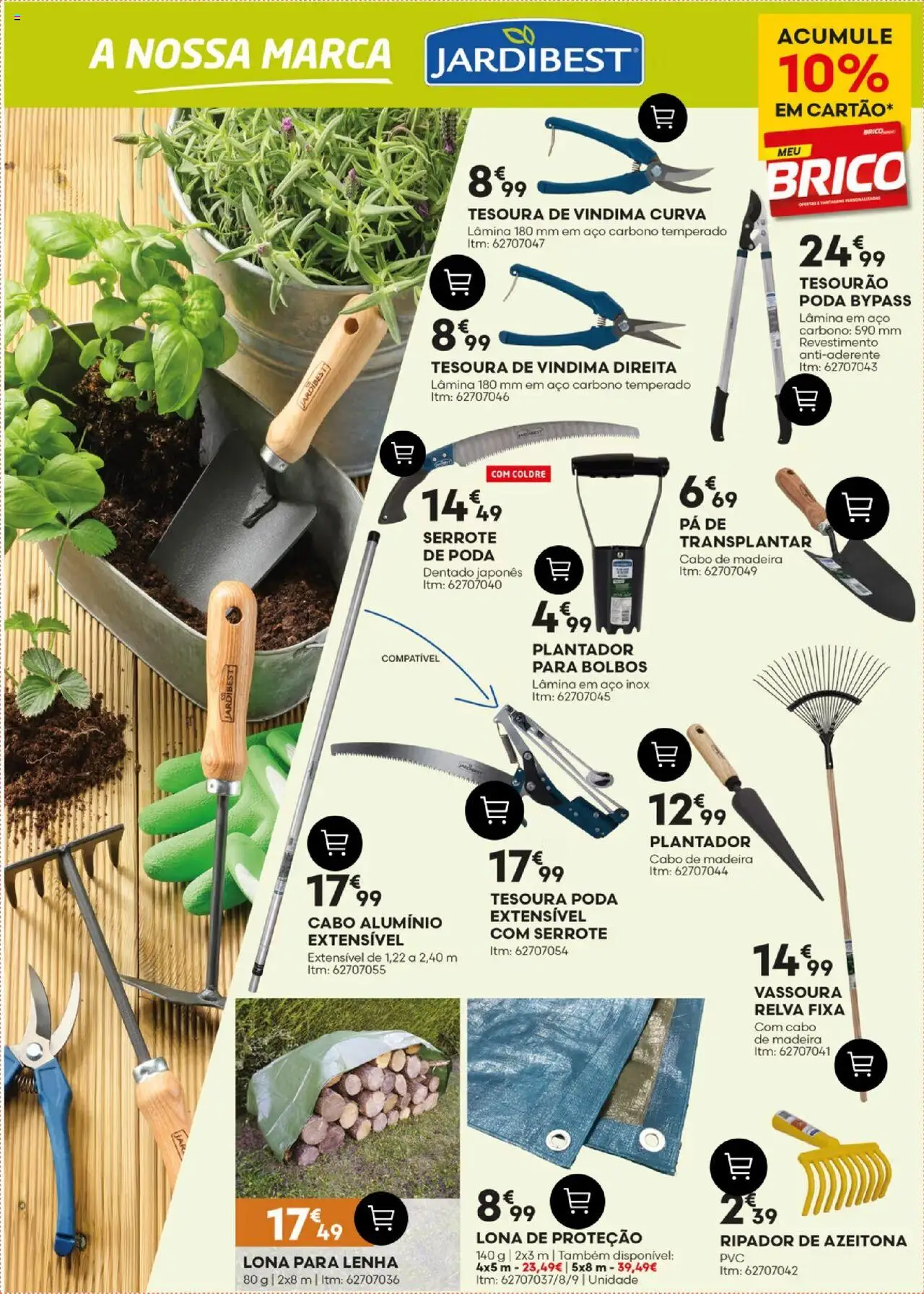 BricoMarché - Catálogo Jardim Outono Inverno │ válido de 02.10.2025 | Página: 15 | Produtos: Cabo, Pá, Vassoura