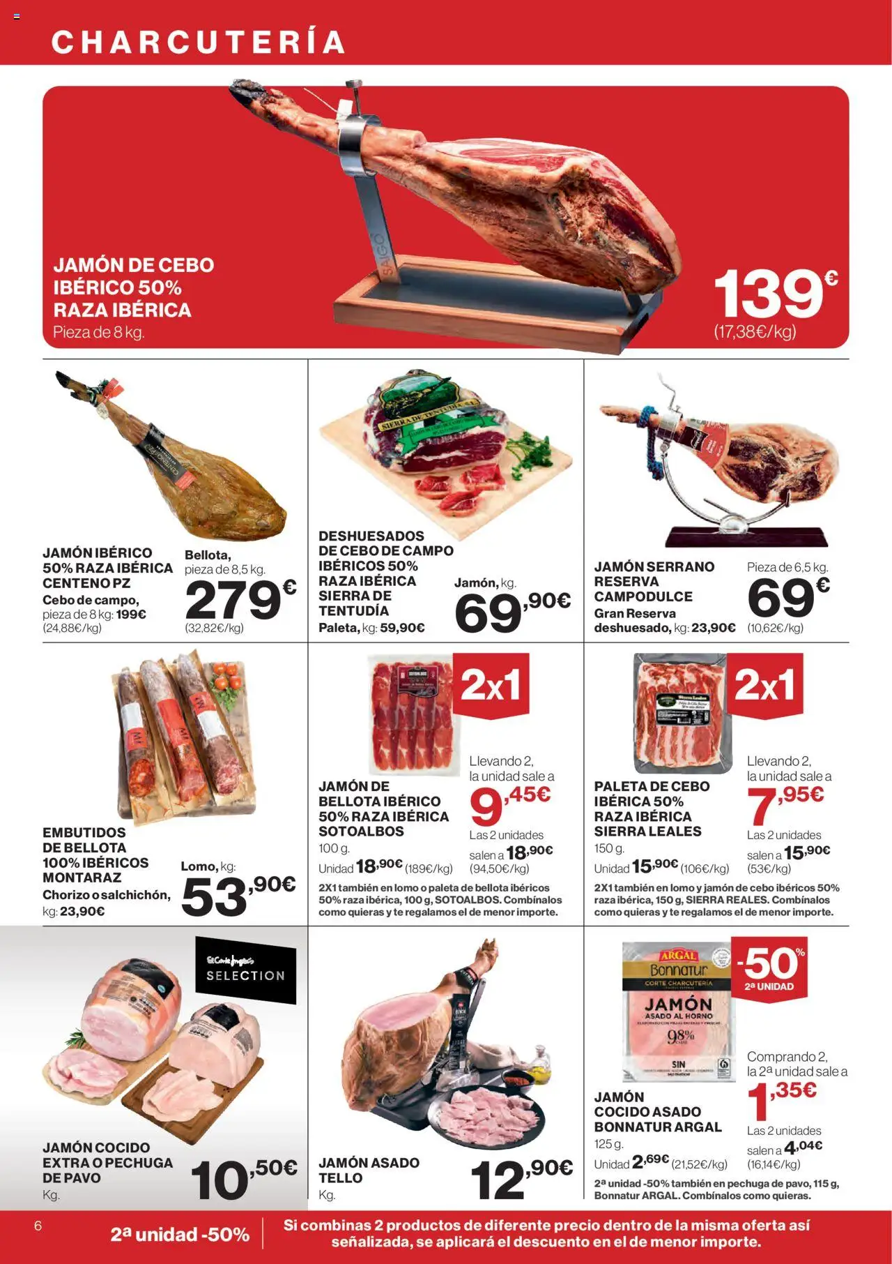 Supercor - Folleto │ válido desde el 19.06.2025 | Página: 6 | Productos: Jamón serrano, Jamón, Té, Horno