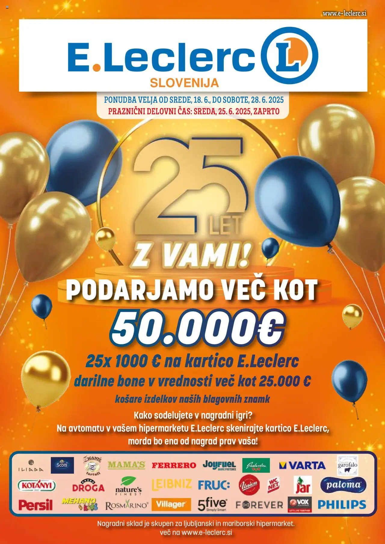 E.leclerc katalog │ velja od 18.06.2025 | Stran: 1