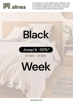 Alinéa - Prévisualisation de Alinéa Black Friday valide à partir de 24.11.2025