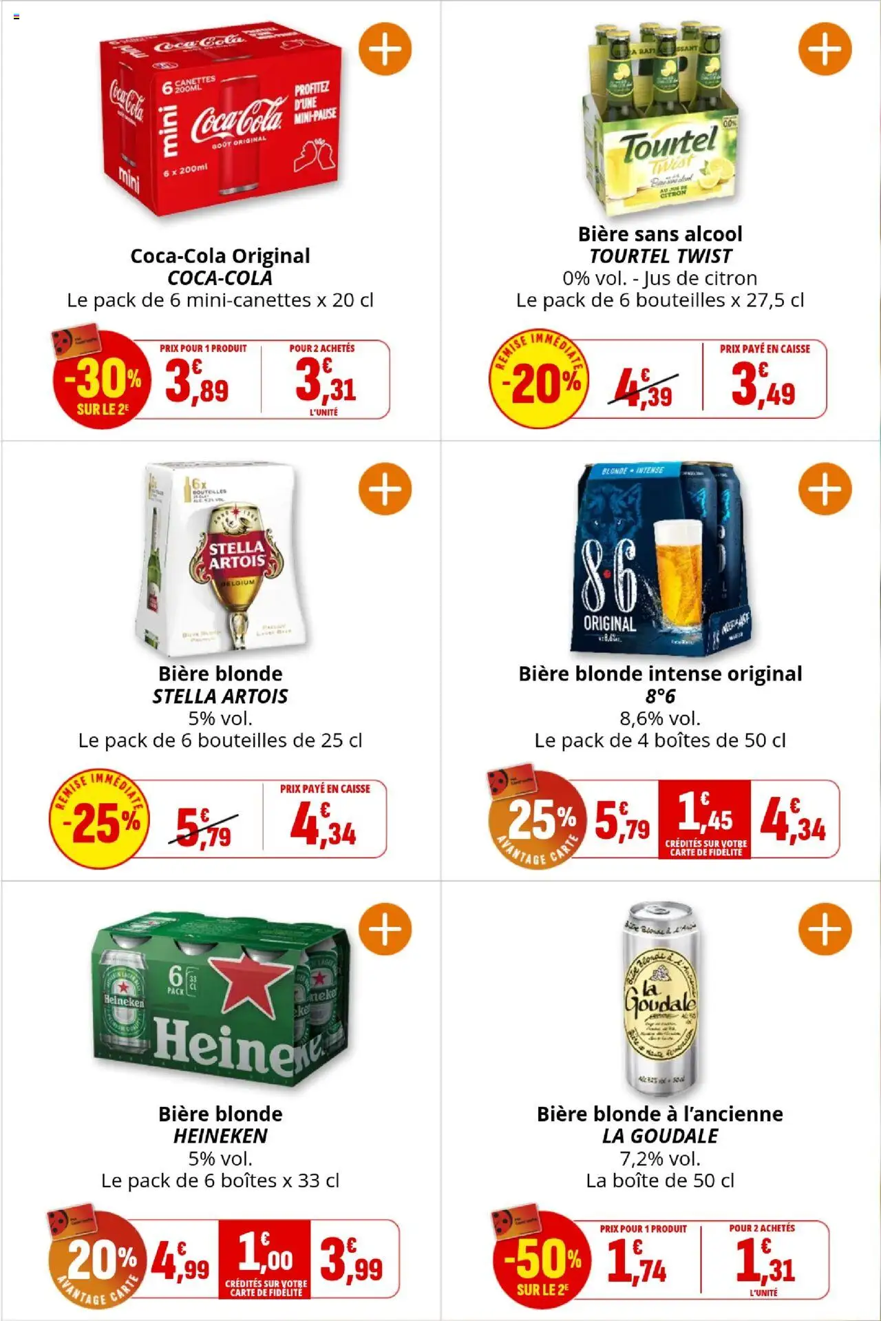  | Page: 30 | Produits: Alcool, Bière blonde, Bière, Heineken