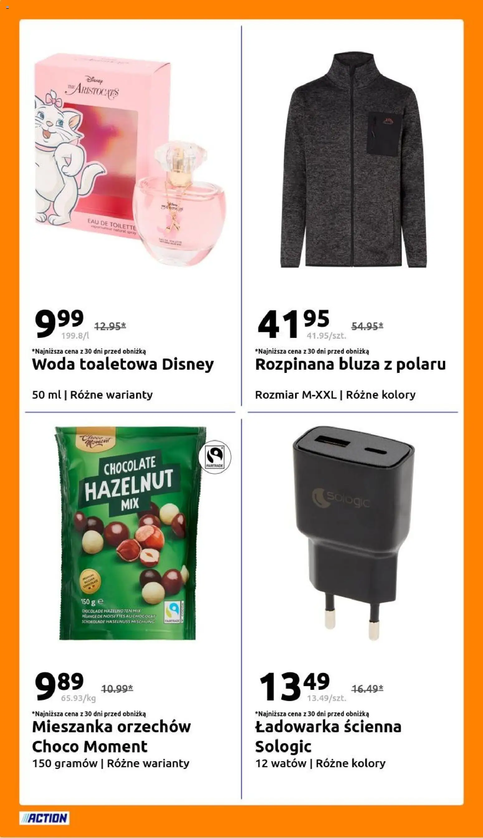 Action Gazetka od 10.12.2025 | Strona: 30 | Produkty: Ładowarka, Woda toaletowa, Woda